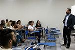 Acadêmicos participam de palestra ministrada pelo presidente da Assobrafir